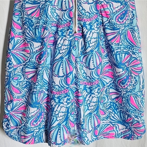 Lily Pulitzer Dress My Fans Print Sleeveless Mini Shift Dress - Picture 9 of 16
